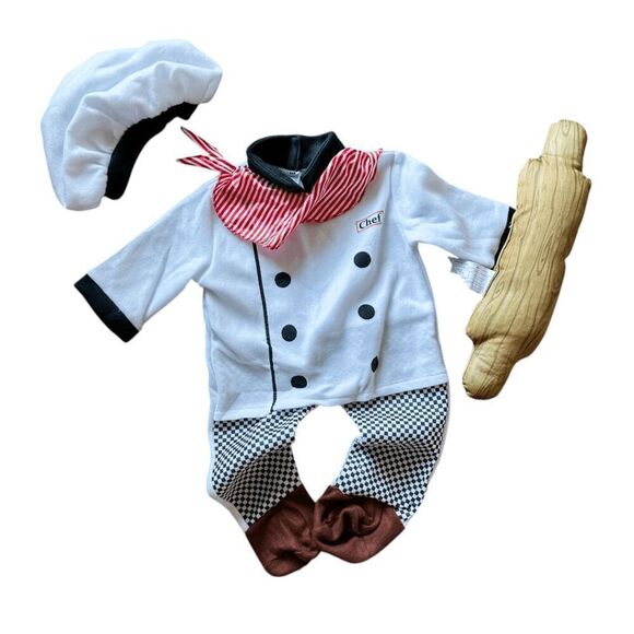 Brand New Rubies Baby Little Chef Costume Size 6-12 mo - Picture 4 of 5
